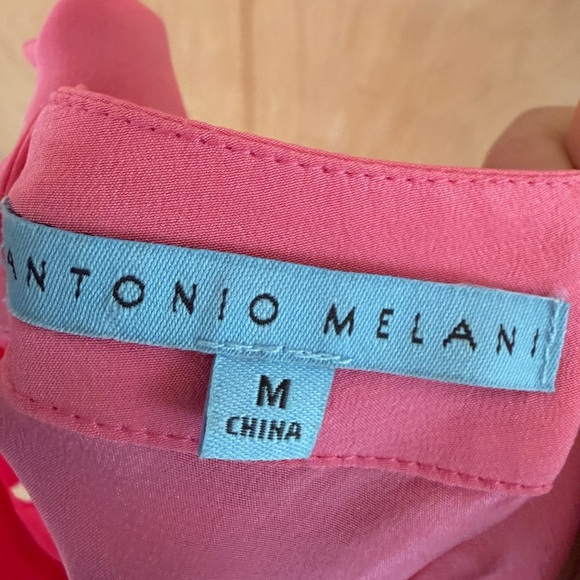 Antonio Melani Candy Pink Fluttering Romance Sleeveless Pink Women's Top - Picture 8 of 10